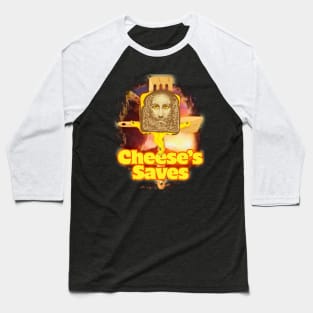 Cheese's Saves 2020 Back Print Baseball T-Shirt